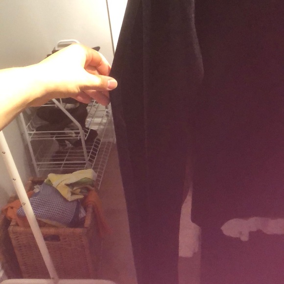 ✨Last chance -donating this week✨3/$30 |Black Karen Millen top w lace-up sleeves - Picture 3 of 4